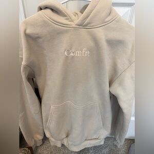 COMFRT Cream Hoodie - worn once